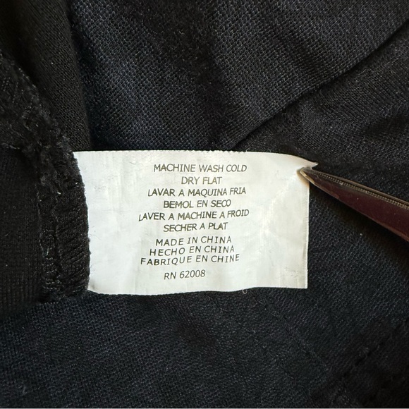 INSIGHT 26.5 Inch Waist Black Jacquard Print Pull On Slim Fit Size 4 Pants - Picture 11 of 13